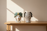 Carica l'immagine nel visualizzatore di Gallery, Testa di Moro  "Turbante Verde" – Ceramica di Caltagirone Fatto a Mano
