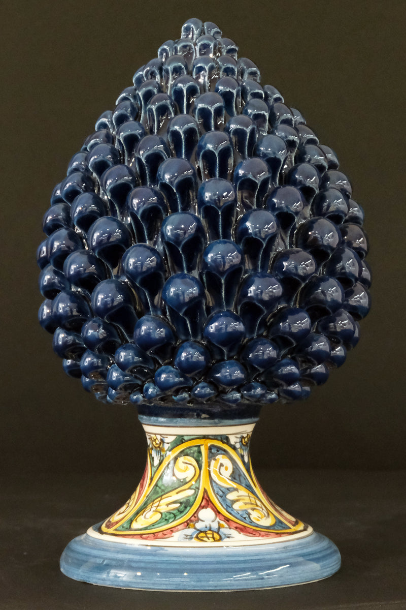 Pigna Decorata H30cm – Ceramica artigianale di Caltagirone