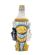 Carica l'immagine nel visualizzatore di Gallery, Bottiglie Testa di Moro in Ceramica – Con Tappo | 400 ml | H19 cm
