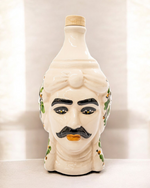 Carica l'immagine nel visualizzatore di Gallery, Bottiglie Testa di Moro in Ceramica – Con Tappo | 400 ml | H19 cm
