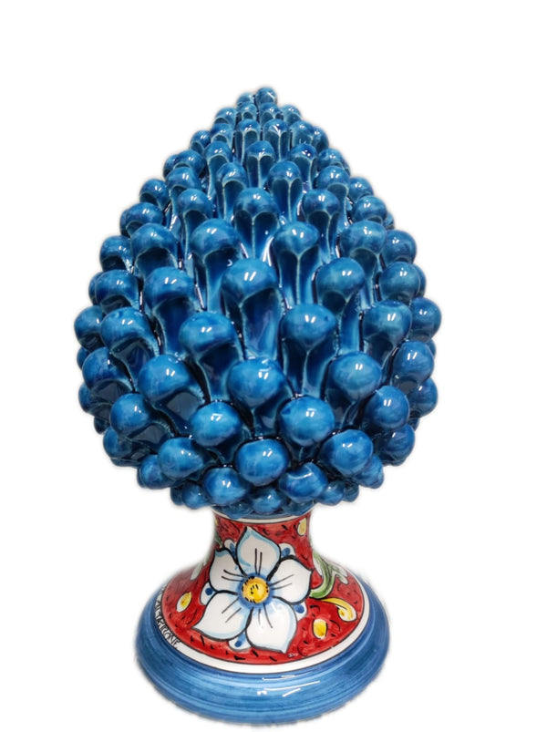 Pigna Decorata H25cm – Ceramica artigianale di Caltagirone