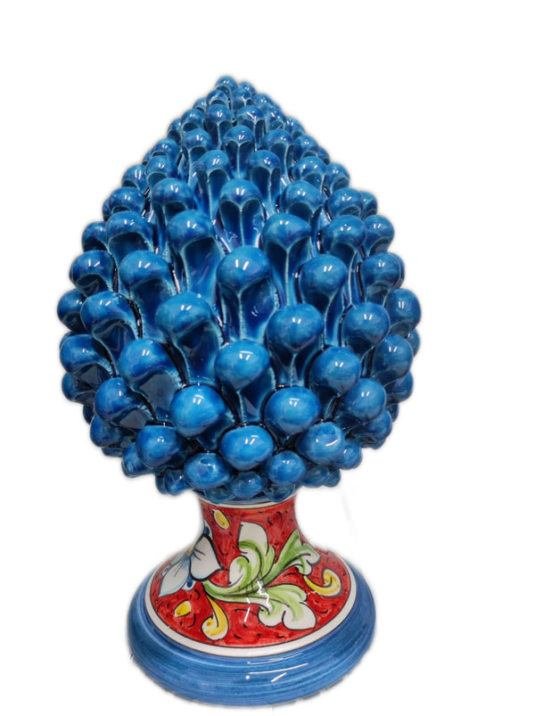 Pigna Decorata H25cm – Ceramica artigianale di Caltagirone