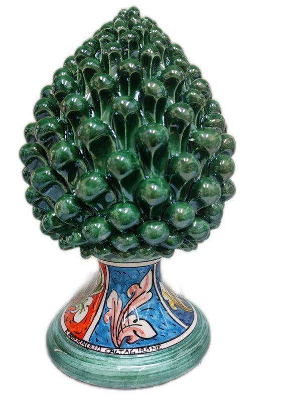 Pigna Decorata H25cm – Ceramica artigianale di Caltagirone