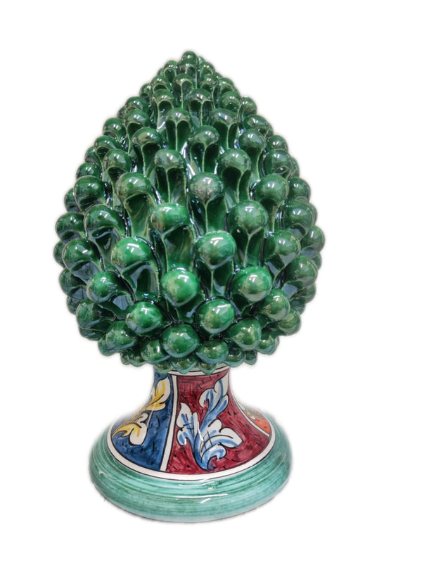 Pigna Decorata H25cm – Ceramica artigianale di Caltagirone