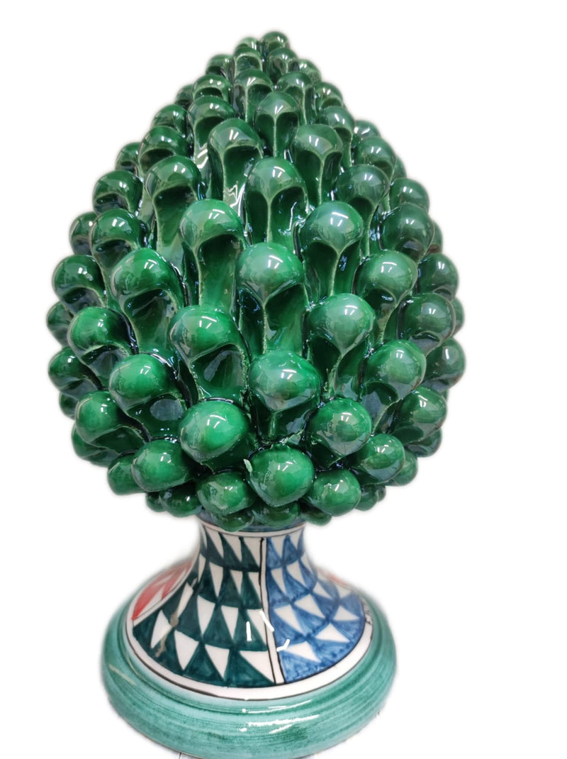 Pigna Decorata H25cm – Ceramica artigianale di Caltagirone