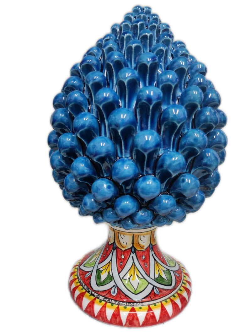 Pigna Decorata H25cm – Ceramica artigianale di Caltagirone