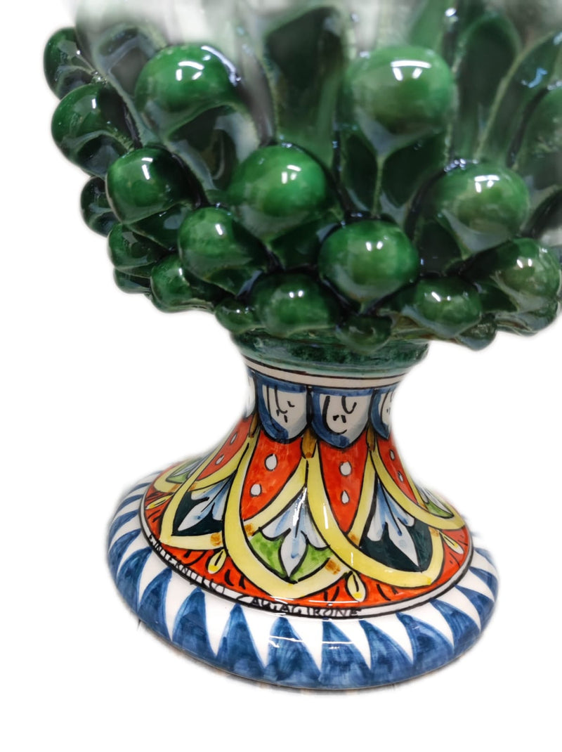 Pigna Decorata H25cm – Ceramica artigianale di Caltagirone