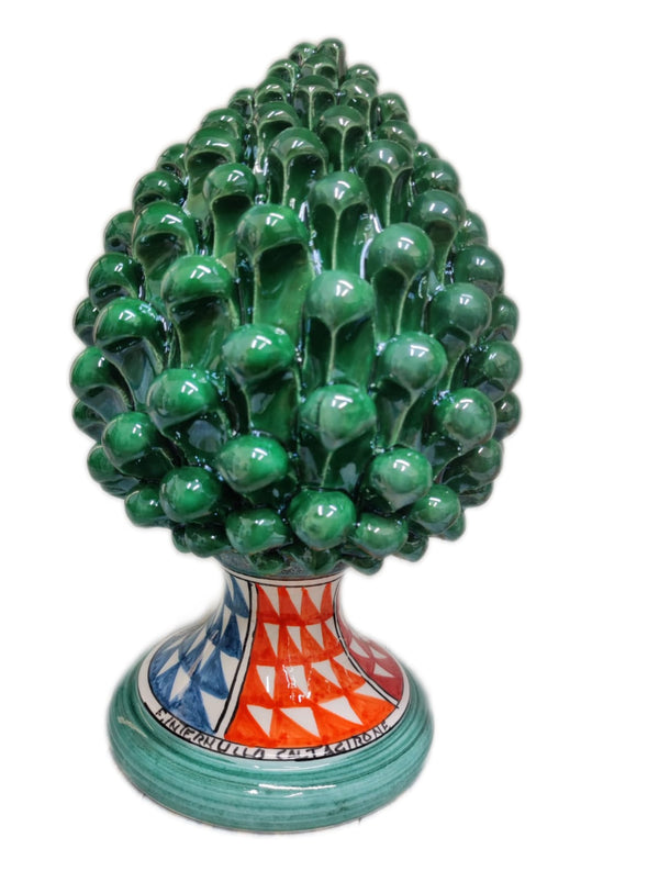 Pigna Decorata H25cm – Ceramica artigianale di Caltagirone