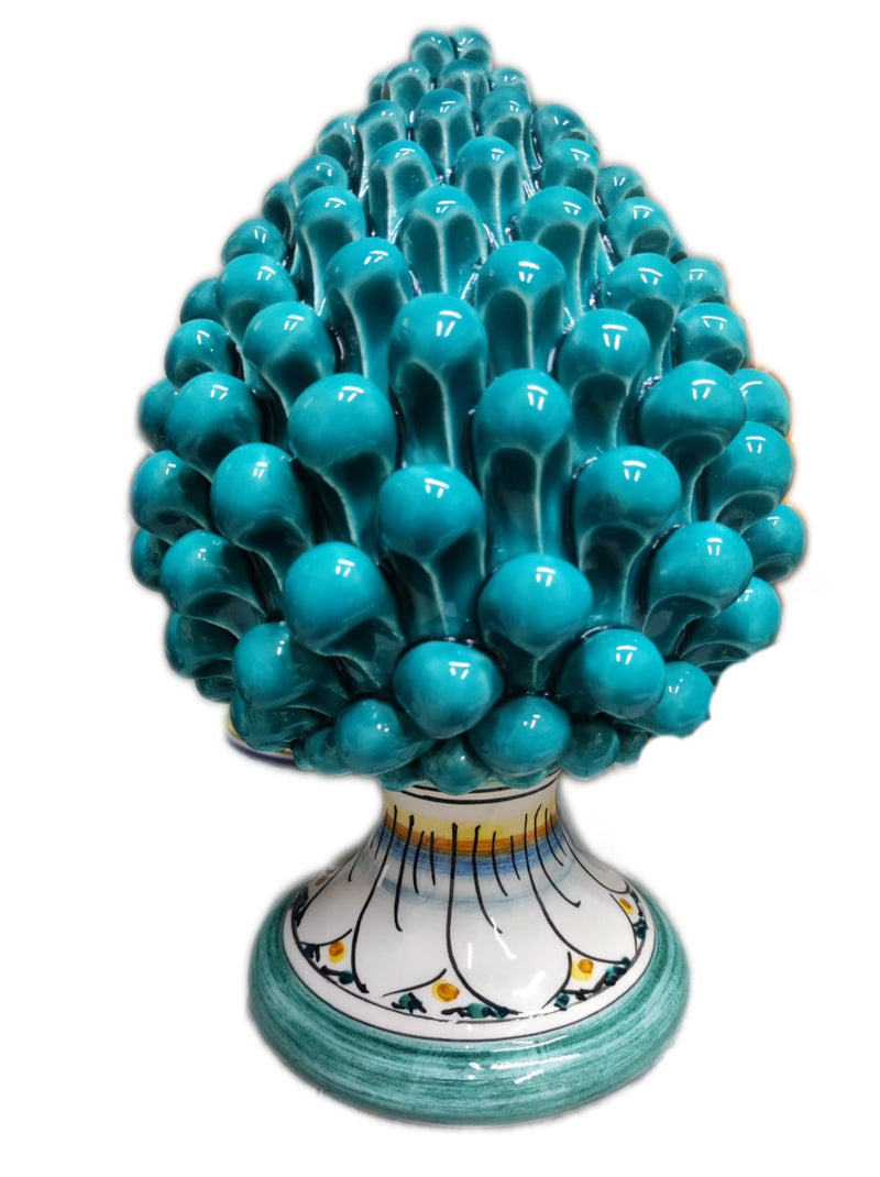 Pigna Decorata H25cm – Ceramica artigianale di Caltagirone