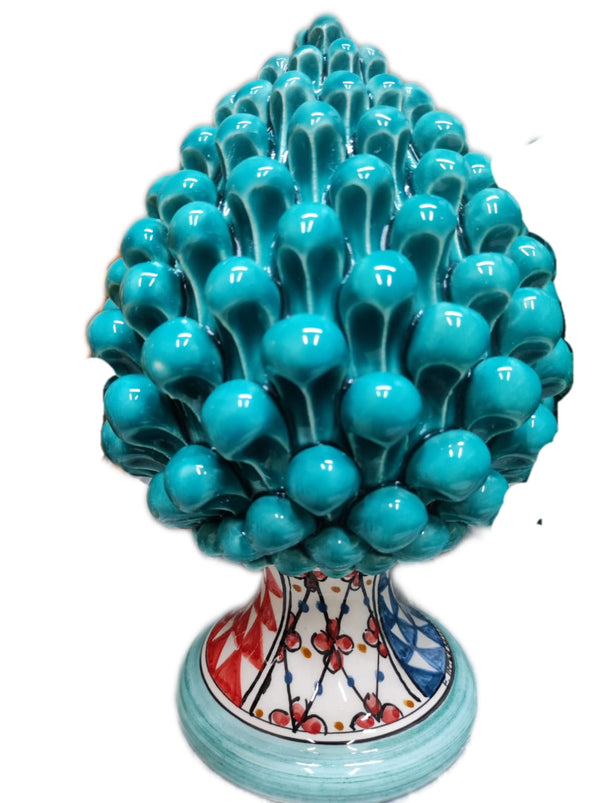 Pigna Decorata H25cm – Ceramica artigianale di Caltagirone