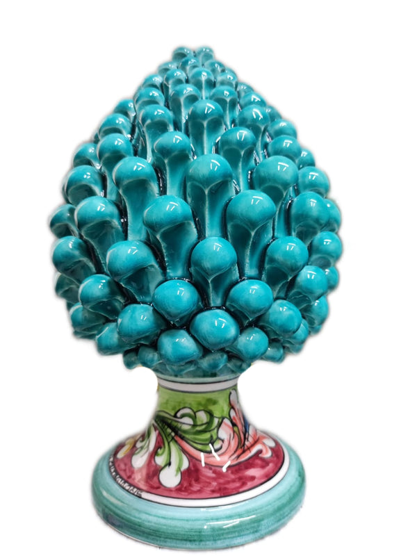 Pigna Decorata H30cm – Ceramica artigianale di Caltagirone