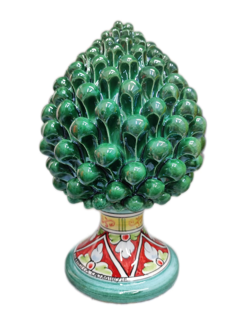 Pigna Decorata H25cm – Ceramica artigianale di Caltagirone