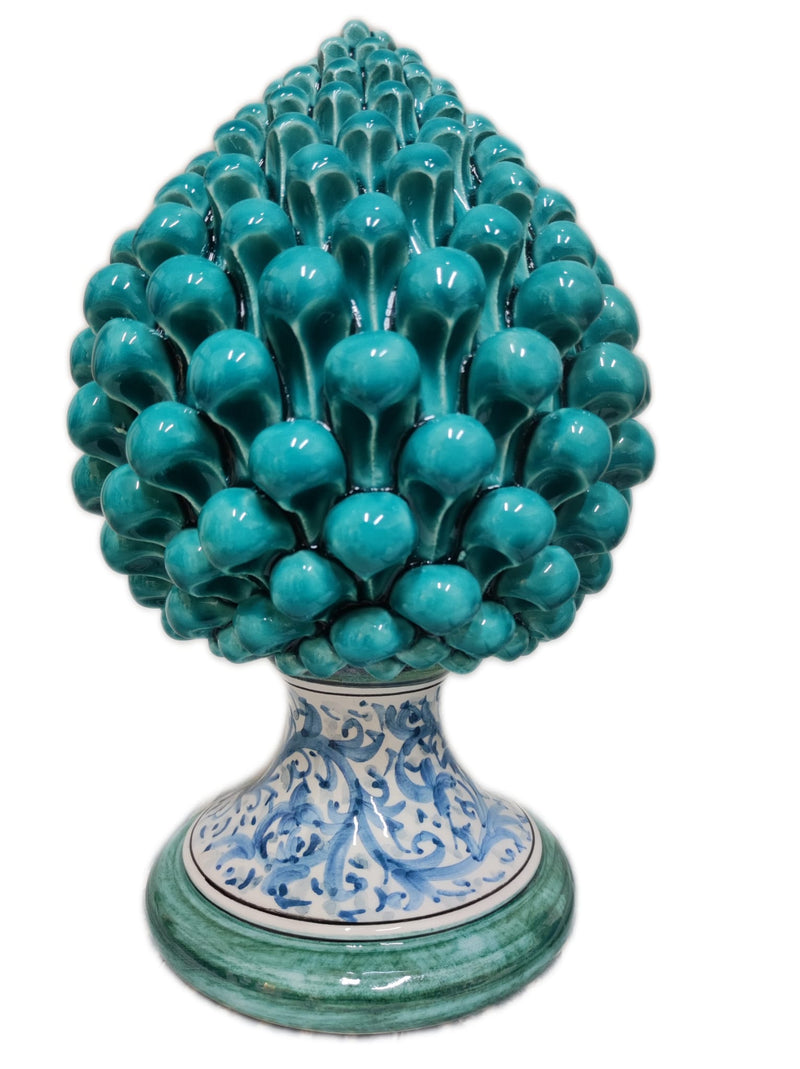 Pigna Decorata H25cm – Ceramica artigianale di Caltagirone