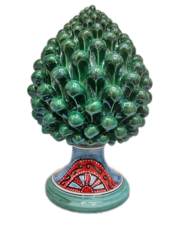 Pigna Decorata H25cm – Ceramica artigianale di Caltagirone