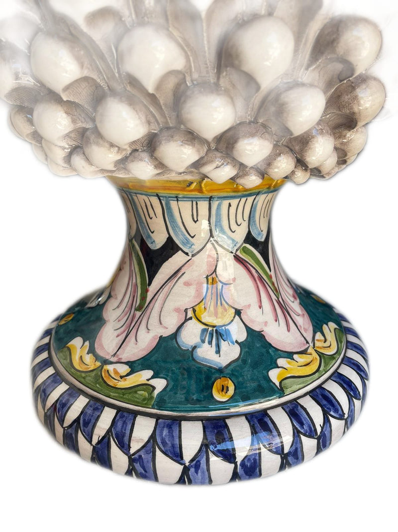 Pigna Decorata H40cm – Ceramica artigianale di Caltagirone