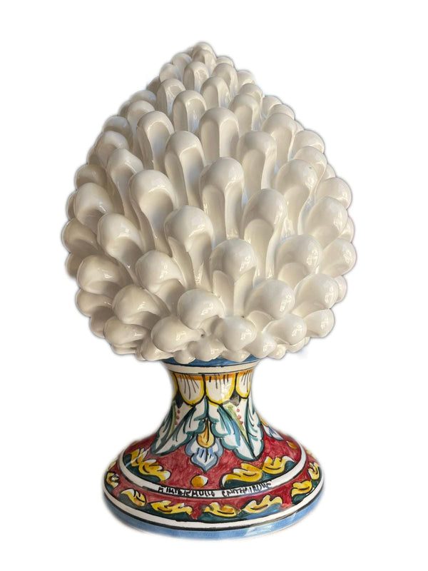 Pigna Decorata H25cm – Ceramica artigianale di Caltagirone