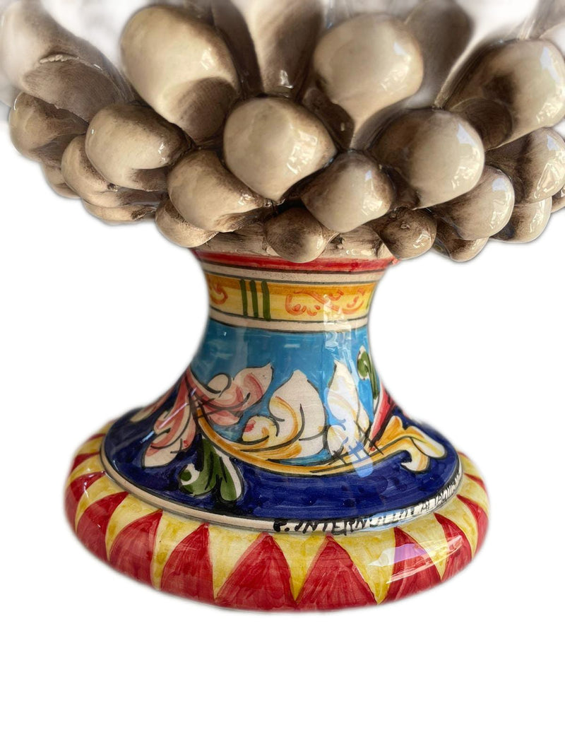 Pigna Decorata H30cm – Ceramica artigianale di Caltagirone