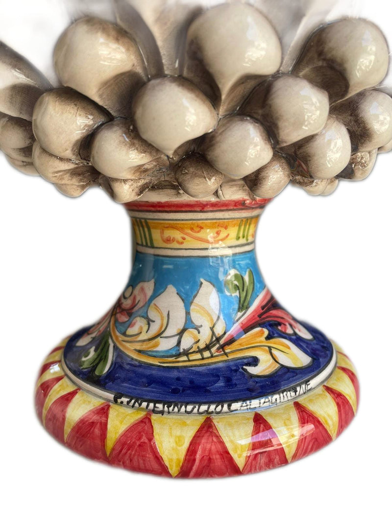 Pigna Decorata H30cm – Ceramica artigianale di Caltagirone